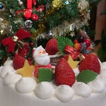 トワサンク - トワサンクの可愛いクリスマスケーキ（期間限定メニュー）