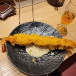 天ぷらと手延べそうめん あさやま - ジャンボ海老天とマスターズドリーム