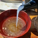 蕎房 猪口屋 - 蕎麦湯はとろっとしてます♪