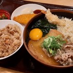 めん処　たか屋 - 料理写真:開運そばかしわ飯セット