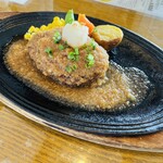 Hambagu Onion - メニュー:ハンバーグ定食 ¥990(税込)