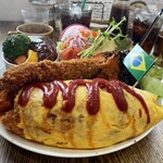 Cafe&kitchen MANABI - オムライス分厚い^o^