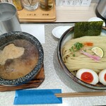 つけ麺 青木 - 料理写真:味玉牛醤油つけ麺並