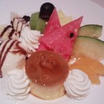 プリンアラモード(ラム酒入り)\1575-☆