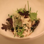 カンテサンス - 鱈の白子のポッシェ　(2013/12)