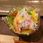四季彩 鮨楽 - 蟹かまサラダ
      