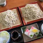 どんぐり庵 - 二人前のお蕎麦と一人前のお寿司