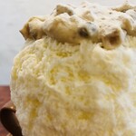 こひる庵 - 当たり前だけどミルクベースは見た目が白い！余計ホワイトクリスマスを連想させるビジュアルだ♡