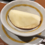 岡山甲羅本店 - デザート　りんごのシャーベット