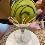 Cafe Lisas - 和束茶パフェ