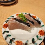 酒と飯 コメマル - 天然サワラの炙り刺し