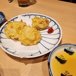 酒と飯 コメマル - 土佐酢で食べる鶏天