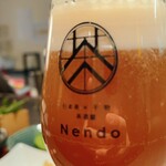 日本茶×干物 茶酒屋Nendo - ほうじ茶ビール