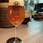 日本茶×干物 茶酒屋Nendo - ほうじ茶ビール