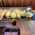 舞妓飯 - 玉ねぎ、さつま芋、万願寺唐辛子、茄子