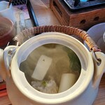 舞妓飯 - 土瓶蒸しの中