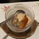 郷土料理ともん - 柿の塩アイスクリーム