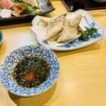 錦寿司 - 太刀魚唐揚げ