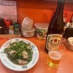 中国料理 喜楽 - サッポロ赤星　中瓶５５０円