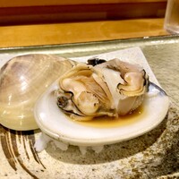 すし 堺 - 焼き蛤　食べ応えあり！　新政で