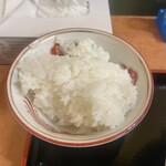 拉麺 グレープ - ライス150円　（とても少ない。）