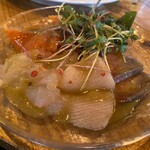 Itarian Ando Wain Shokudou Bibi - 鮮魚カルパッチョ