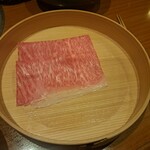 瀬里奈 - 鹿児島県産の特選牛サーロインのしゃぶしゃぶ肉・その7です。