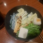 瀬里奈 - 特選牛しゃぶしゃぶの野菜・その1です。