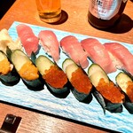 寿司 魚がし日本一 - 1巡目