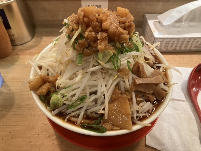 やまなしのラーメン バカ増しの里 ジャンクラーメンじおん Gのカレーまぜ（本日限定