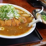 こく一番 ラーメン みどりや - カツラーメンとミニラーメンの大きさ比較