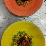 赤坂うさぎや - クリスマスリースに見立ててあるとの事！