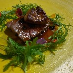 赤坂うさぎや - クリスマスリースに見立ててあるとの事！