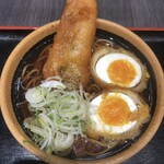 そば処 めとろ庵 - ジャンボちくたま蕎麦