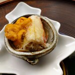 懐石料理 桝田 - 蟹と雲丹