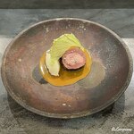 カーサ・デル・チーボ - 雉のバロティーヌ仕立てアピオスのピュレとキジのクリームソース