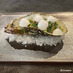 カーサ・デル・チーボ - カキのプレコット ニンニクのスプーマ