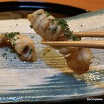 らん亭～ 美日庵 - 上ミノとギアラを足して二で割ったような食感