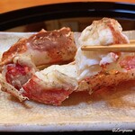 らん亭～ 美日庵 - たらば蟹の脚の炭火焼