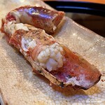 らん亭～ 美日庵 - たらば蟹の脚の炭火焼