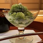 らん亭～ 美日庵 - 抹茶のかき氷