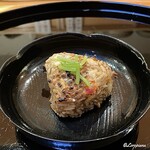 らん亭～ 美日庵 - たらば蟹の焼おにぎり