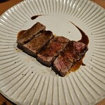 オステリア プロフーモ - 黒毛和牛のア・ロースト ポルチーニ香るマルサラソース