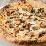 Porcini and three kinds of mushroom pizza