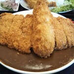 わ楽 - エビカツオンザカツカレー！