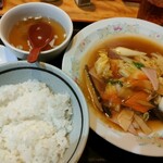 中華料理 華門 - 八宝菜定食　700円