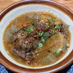 Oden Kushikatsu Nikomi 'Mittsu' - 仙台牛の牛スジ煮込み、これメチャ美味い。
