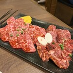 焼肉・韓国料理 KollaBo - 上ハラミと上ロース(カルビ程脂っこくない)