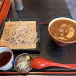 手打ちそば処 空 - 和風カレー丼とせいろのセット 1,100円