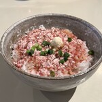 シロクマ食堂 - 牛トロフレーク丼　850円　食感絶妙